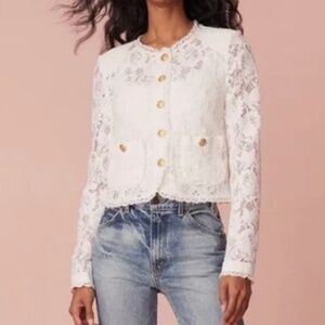 Loveshackfancy Richard lace jacket